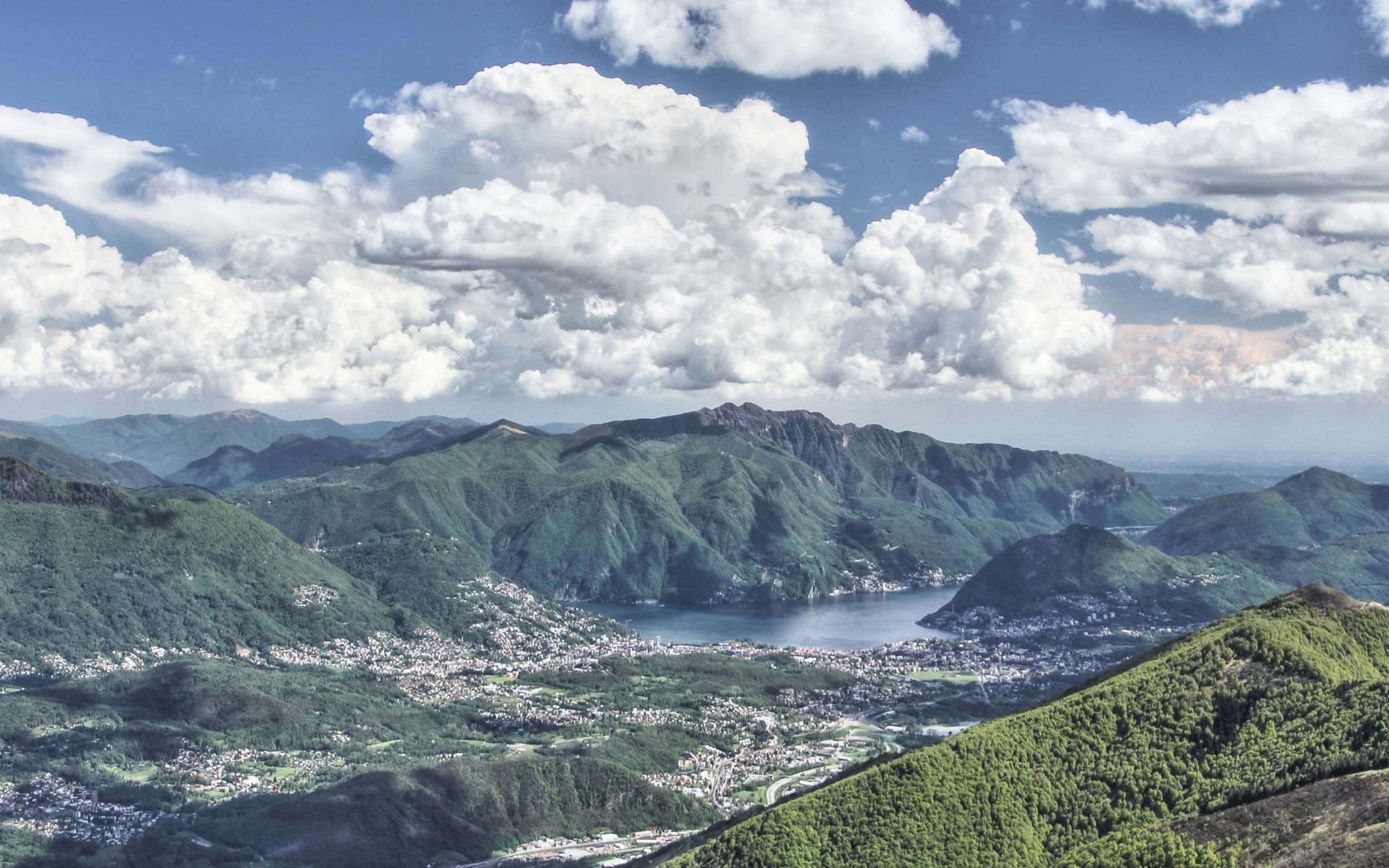 Lugano and Monte Generoso