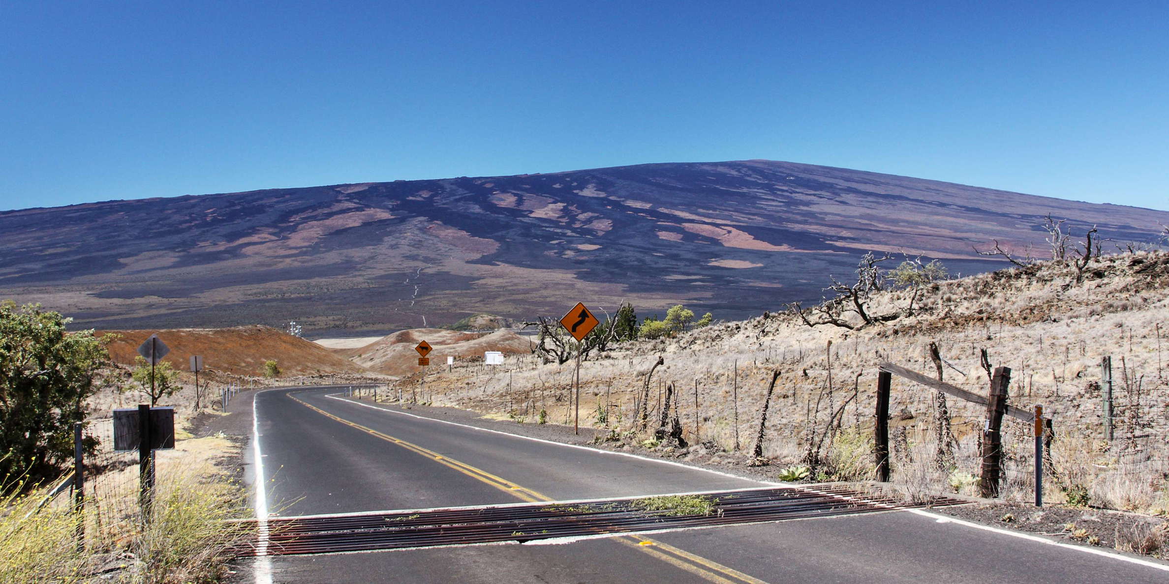 Mauna Kea Road and Mauna Loa