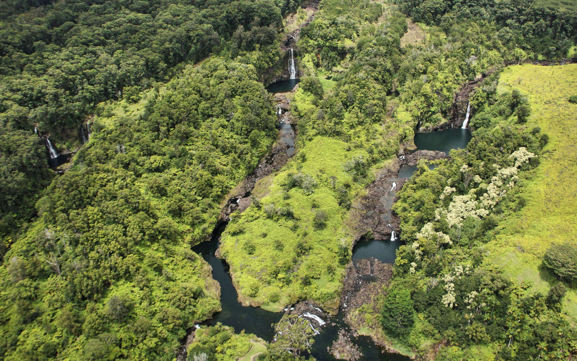 Waterfalls near Hilo