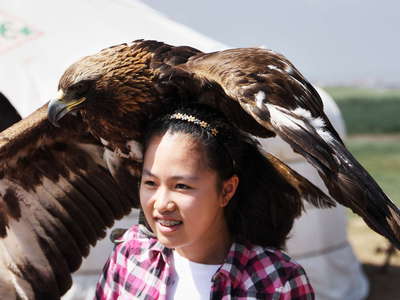 Nalaikh  |  Girl with eagle