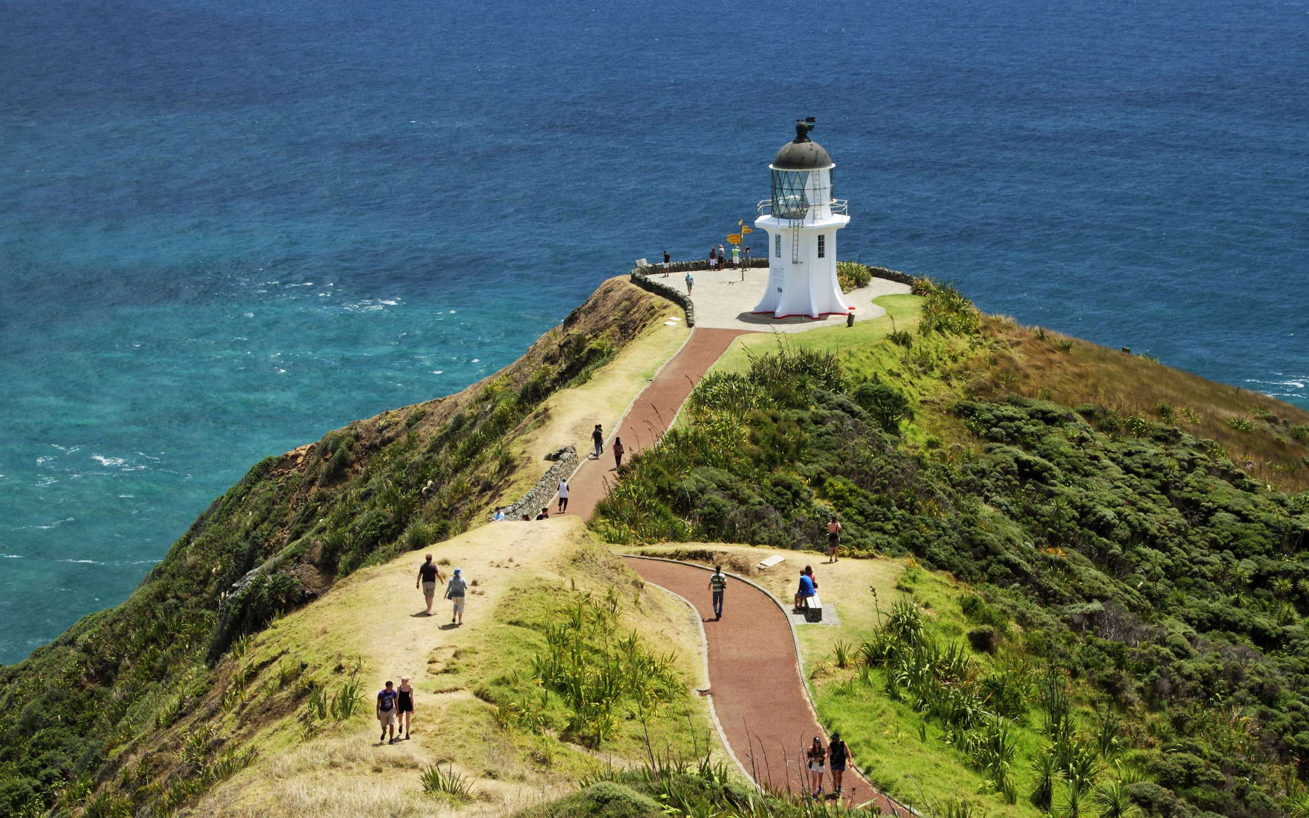 Cape Reinga with lighthouse