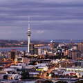 Auckland CBD with Sky Tower