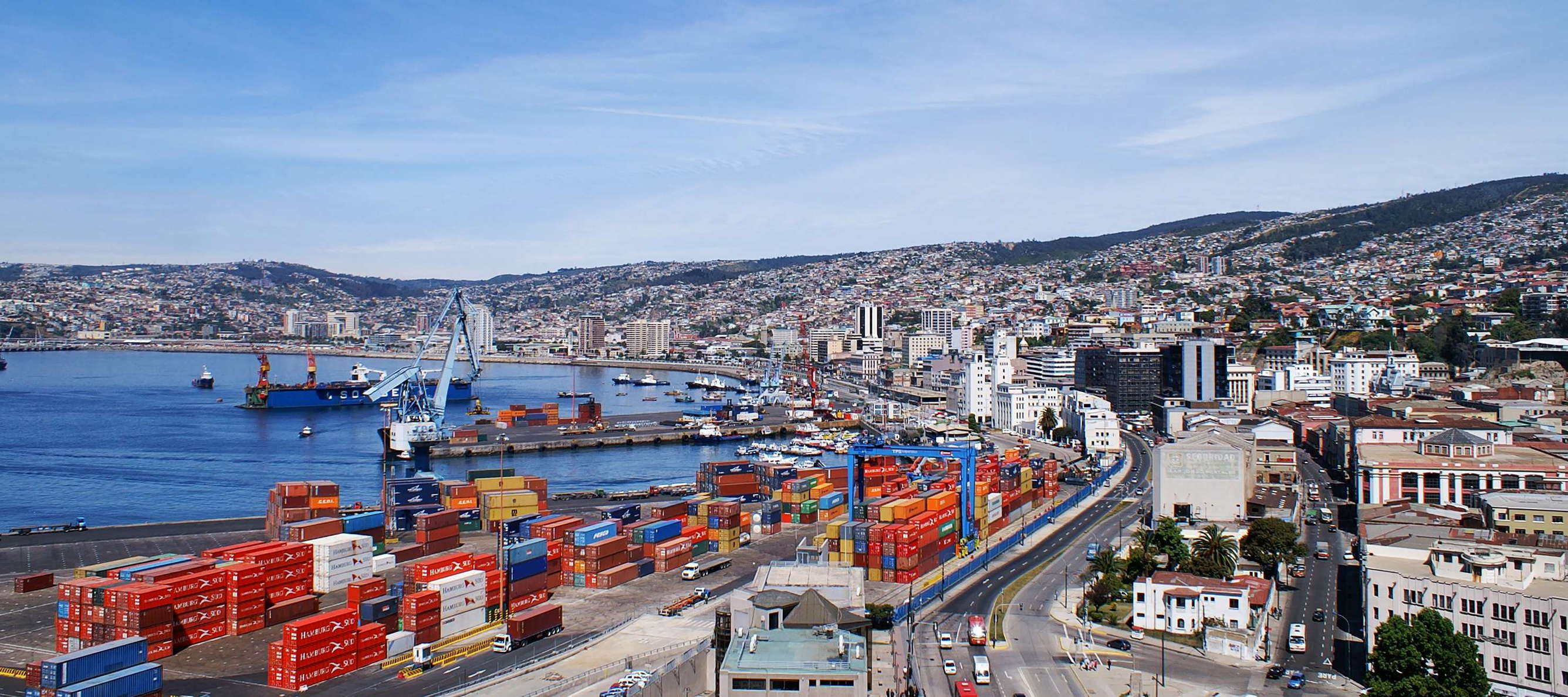 Valparaíso | Harbour view from Cerro Artillería