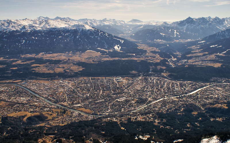 Innsbruck and Wipptal Valley 