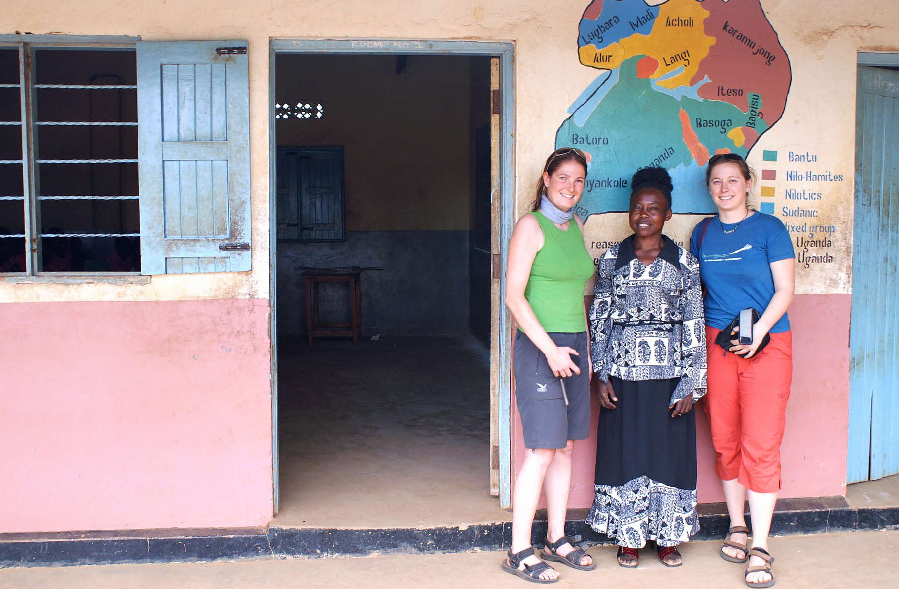 Western Uganda  |  School with teacher