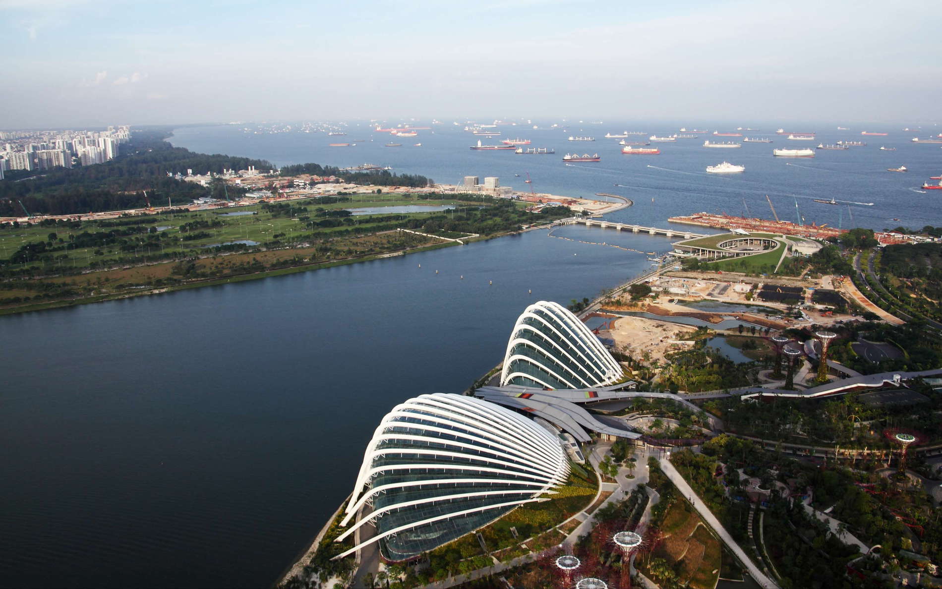 Gardens by the Bay and Marina East