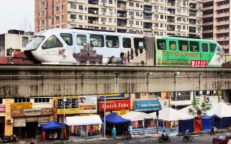 Kuala Lumpur  |  Chow Kit with KL Monorail