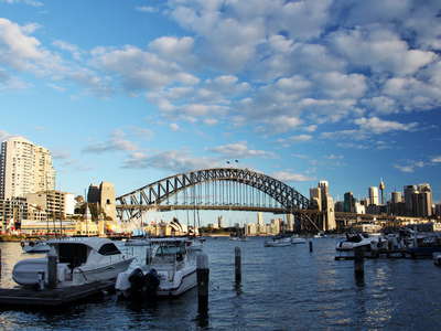 Sydney  |  Lavender Bay and Harbour Bridge