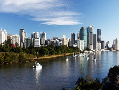 Brisbane River and skyline