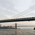 Manhattan Bridge and Brooklyn Bridge