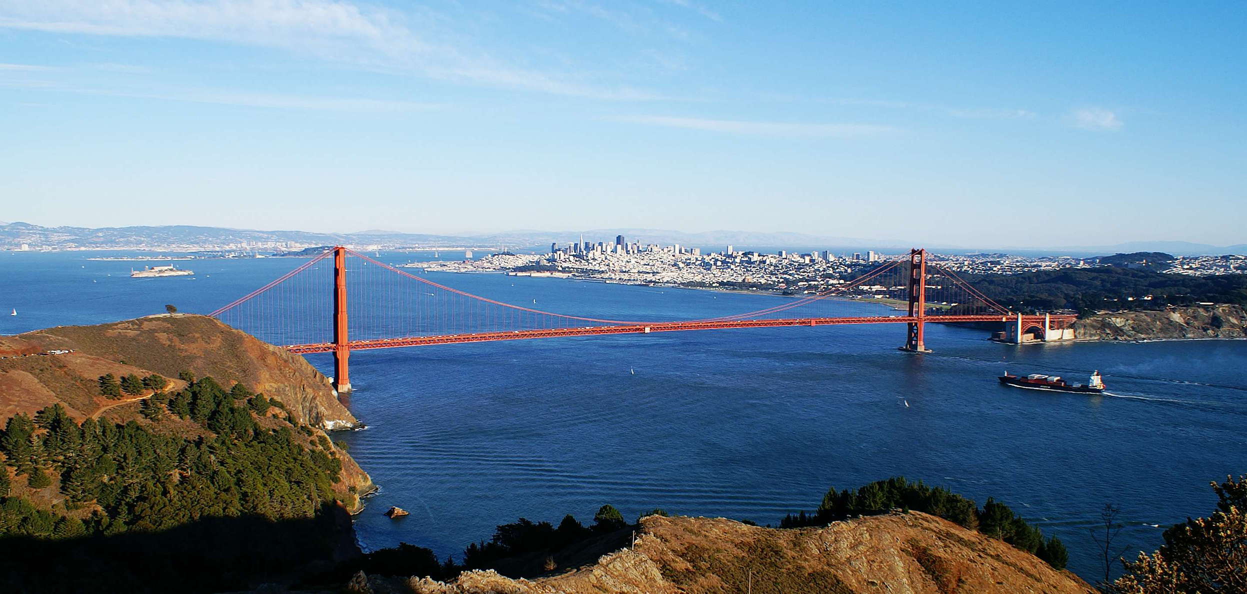 Golden Gate Bridge with San Francisco