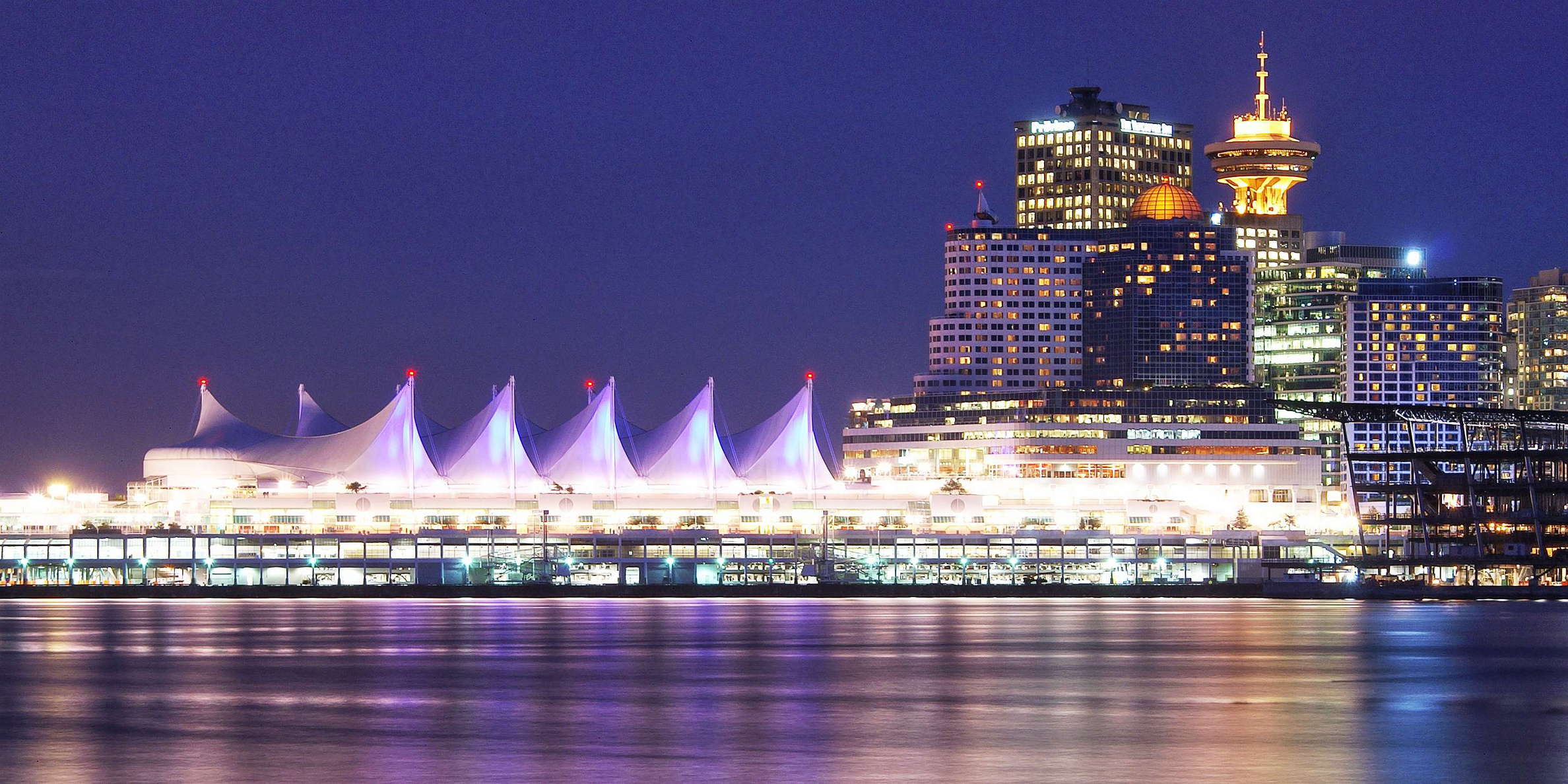 Vancouver  |  Canada Place at night