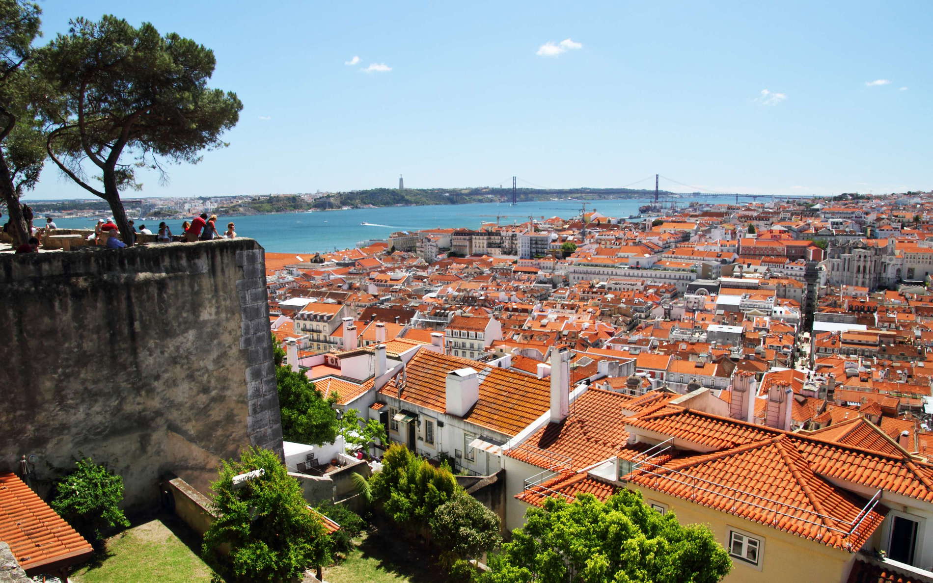 Lisboa  |  City centre with Rio Tejo