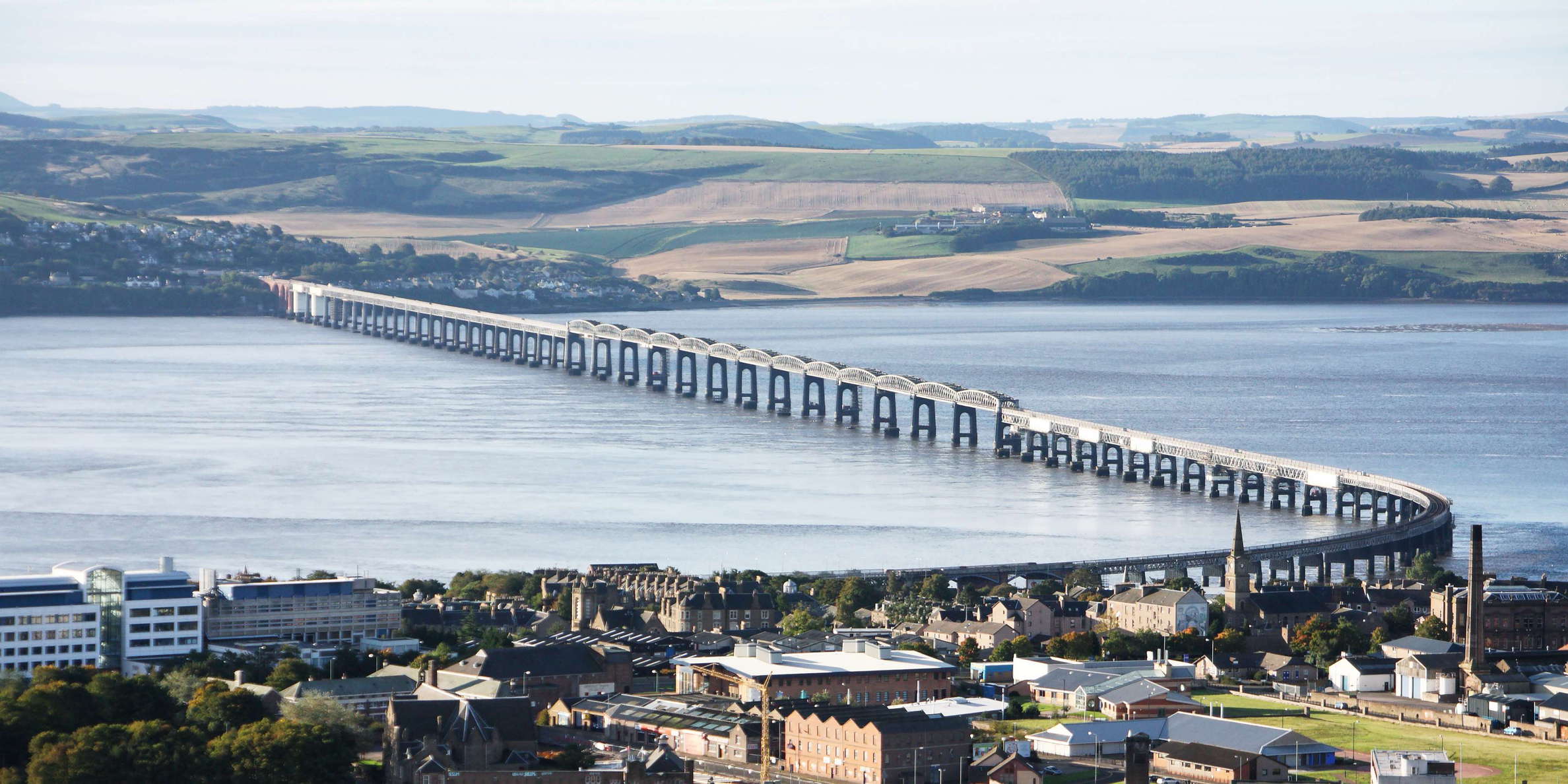 Dundee  |  Firth of Tay with Tay Bridge