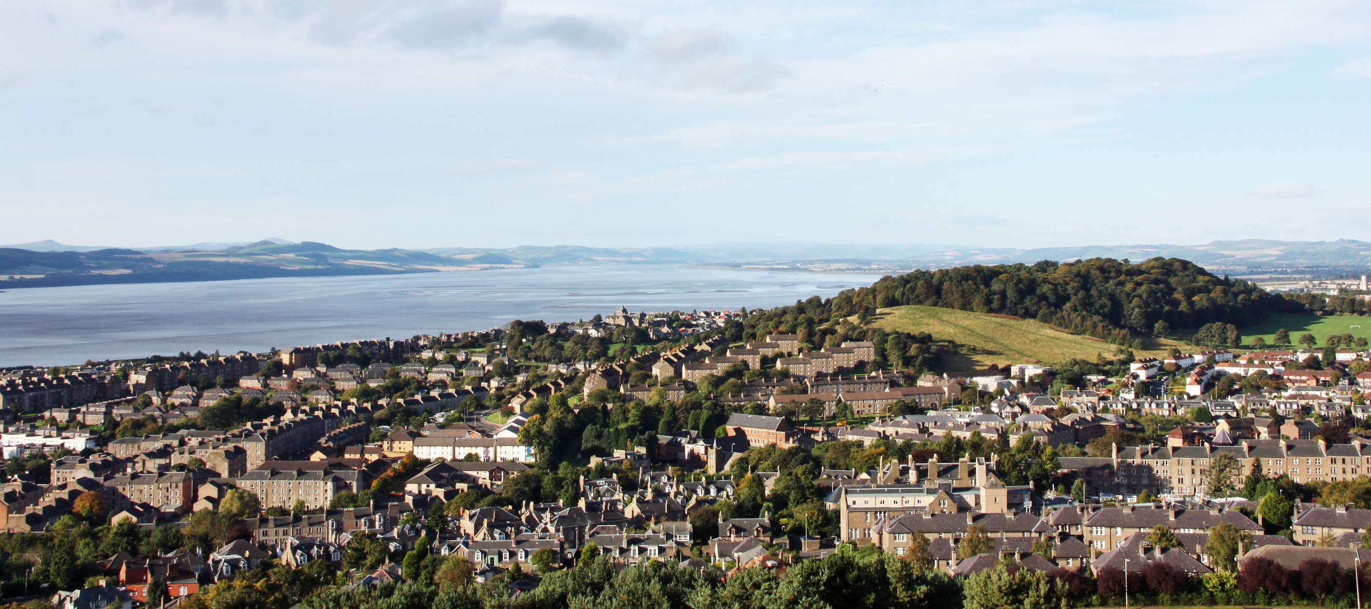 Dundee with Firth of Tay