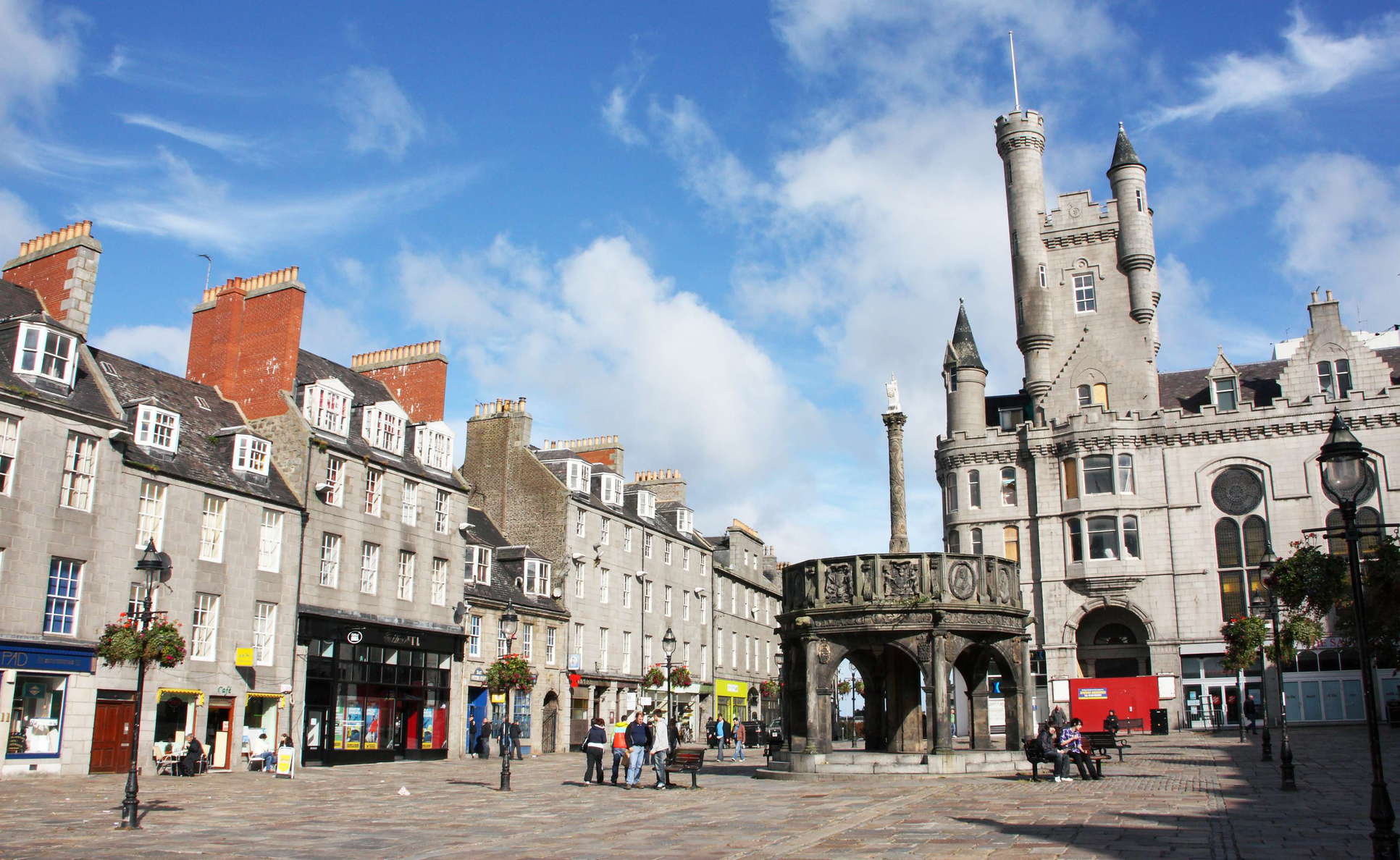 Aberdeen  |  Castlegate with Mercat Cross