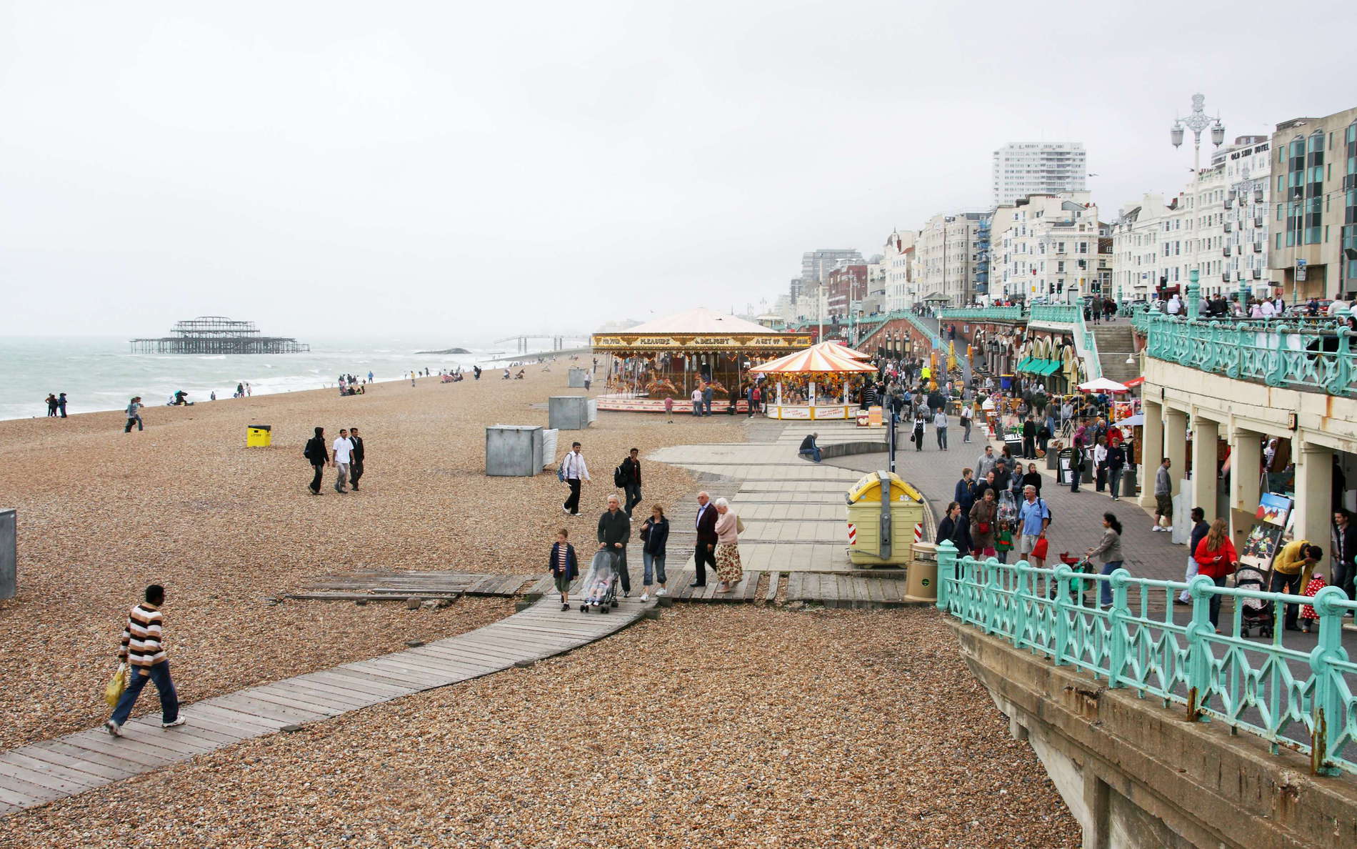 Brighton Beach and West Pier