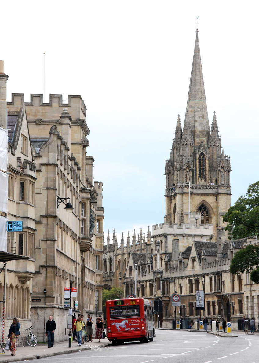 Oxford  |  High Street with University Church