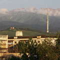 Almaty with Zailiysky Alatau Range