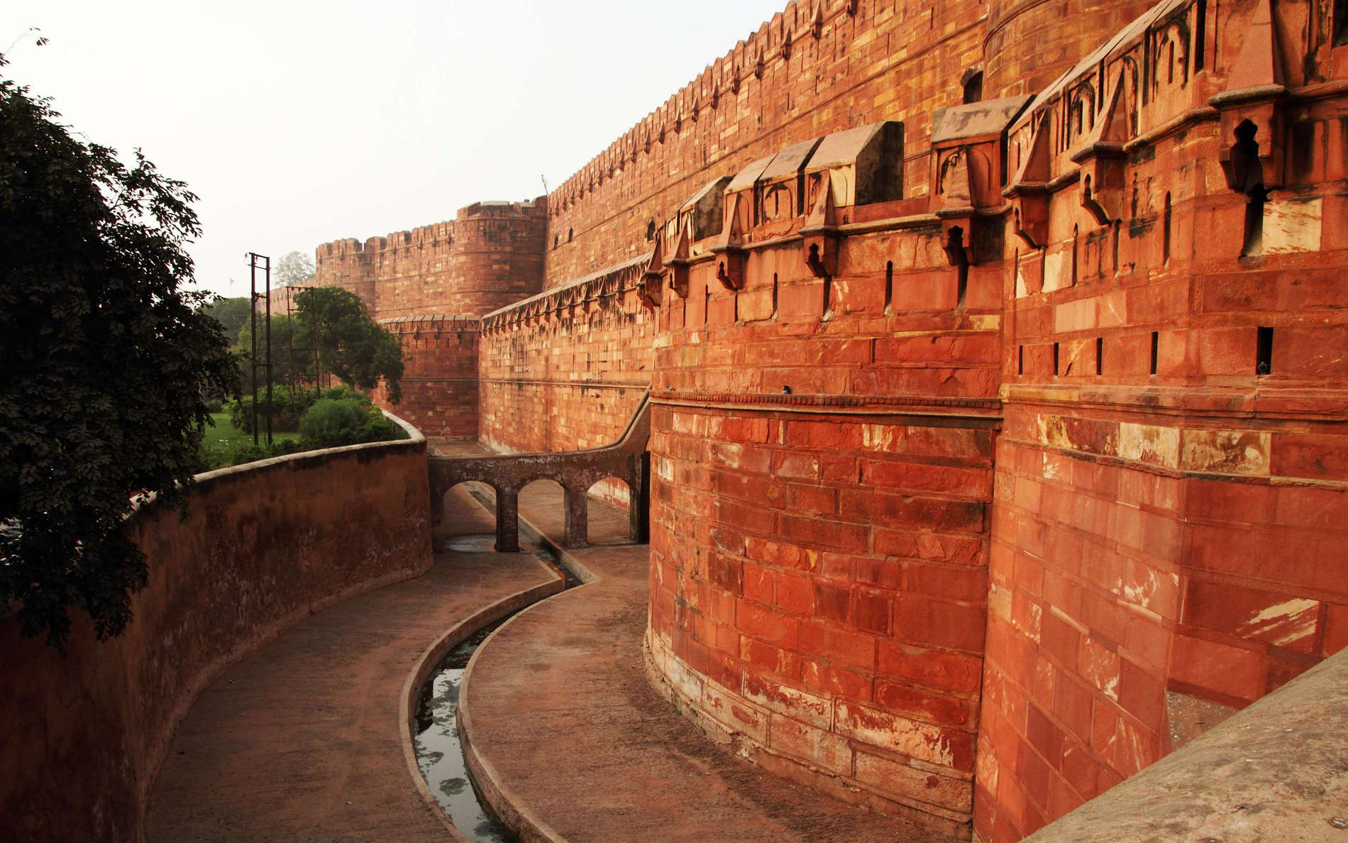 Agra Fort  |  Moat