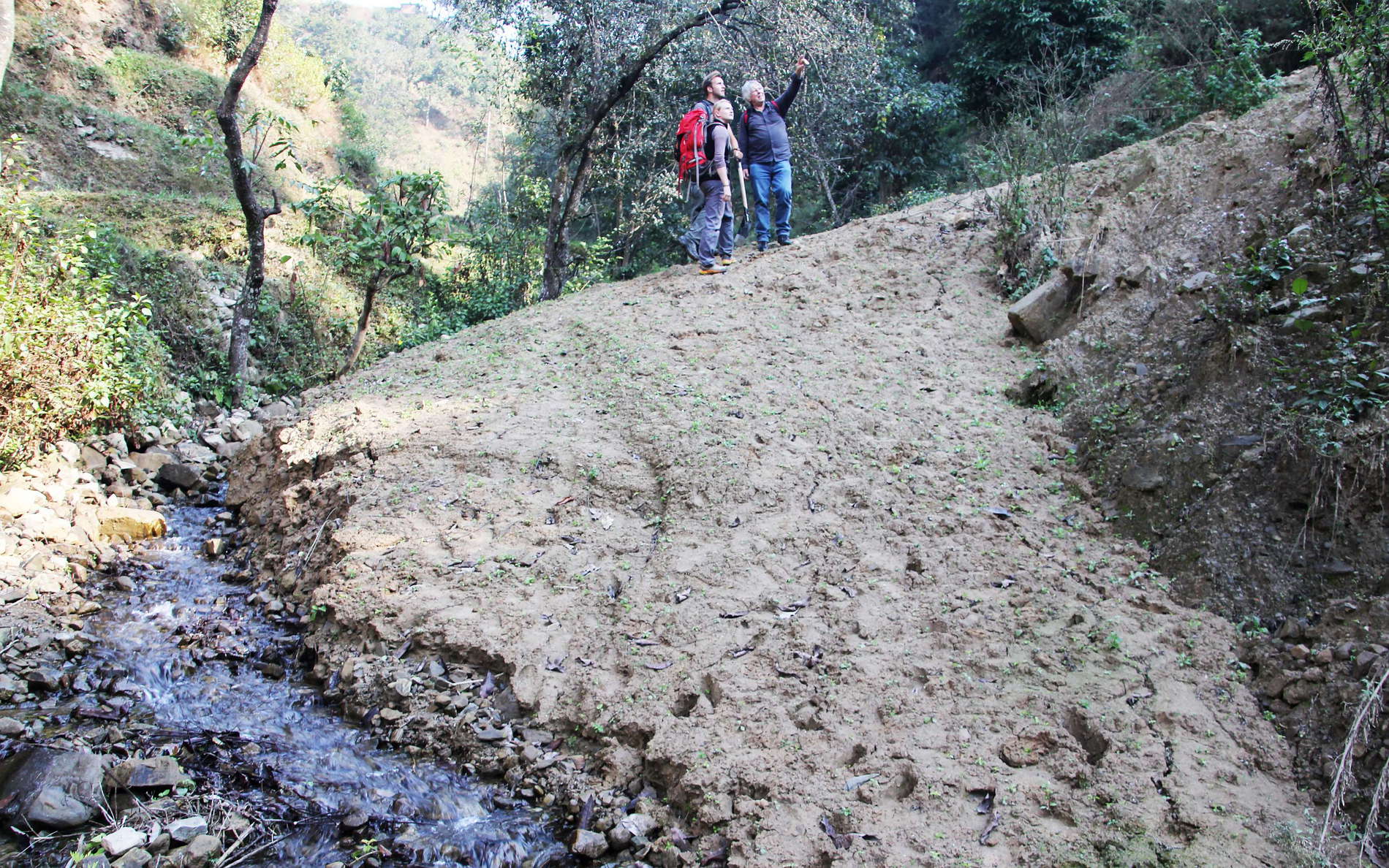 Lesser Himalaya  |  Debris flow deposit