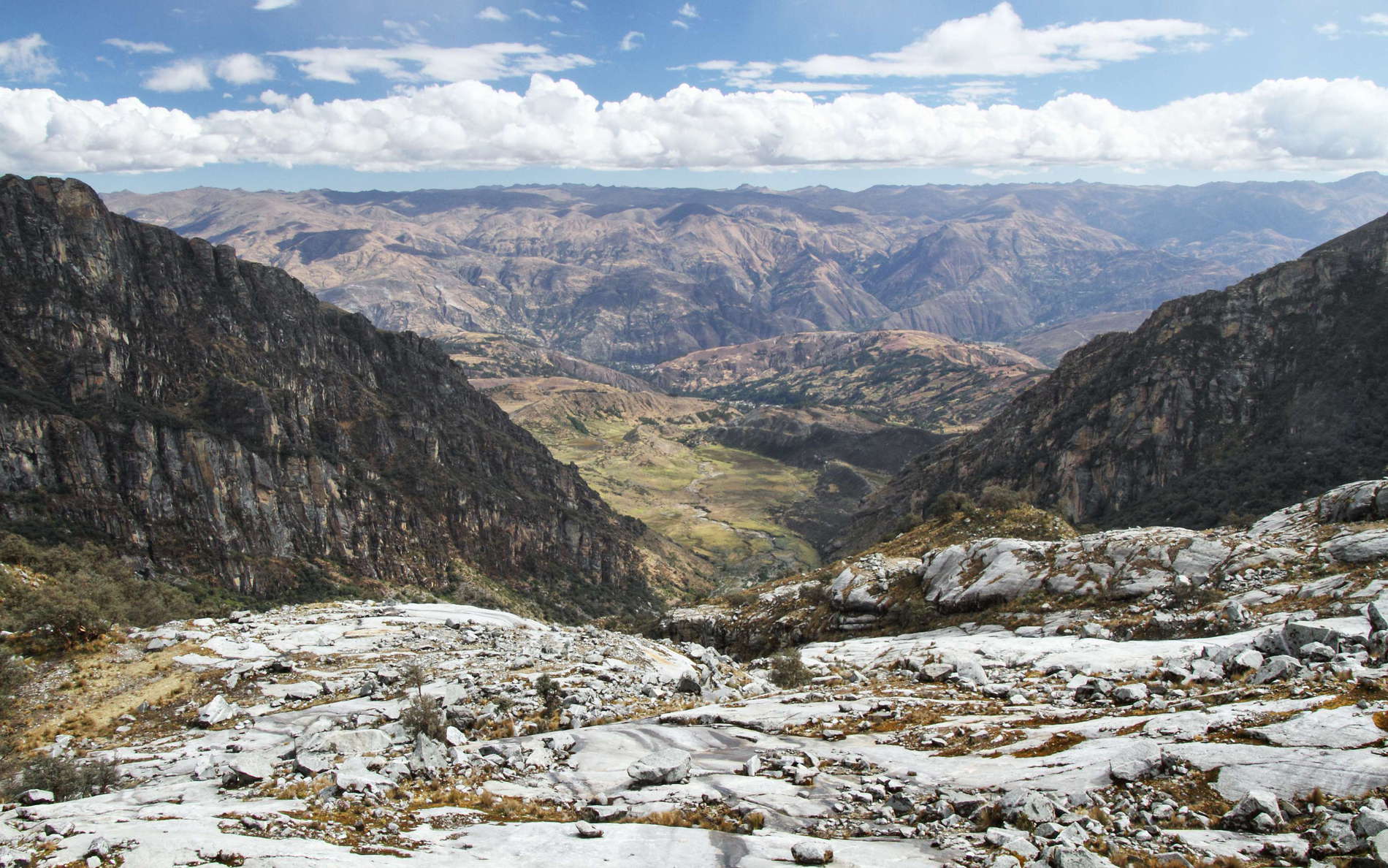 Quebrada Hualcán and Cordillera Negra