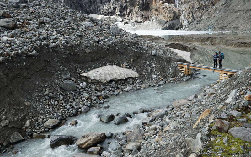 Sulzenausee | Dam eroded by GLOF