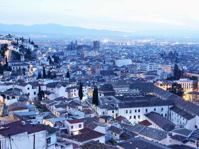 Granada | Historic centre after sunset