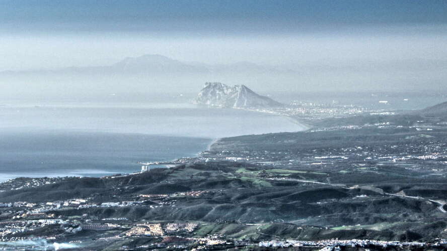 Campo de Gibraltar with Gibraltar