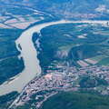 Hainburg with Donau and Braunsberg