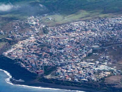 Fogo | Aerial view of São Filipe