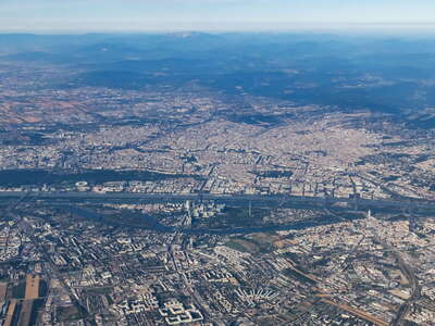 Wien with Alte Donau and Donau
