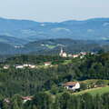 Styrian Hill Country with St. Oswald bei Plankenwarth