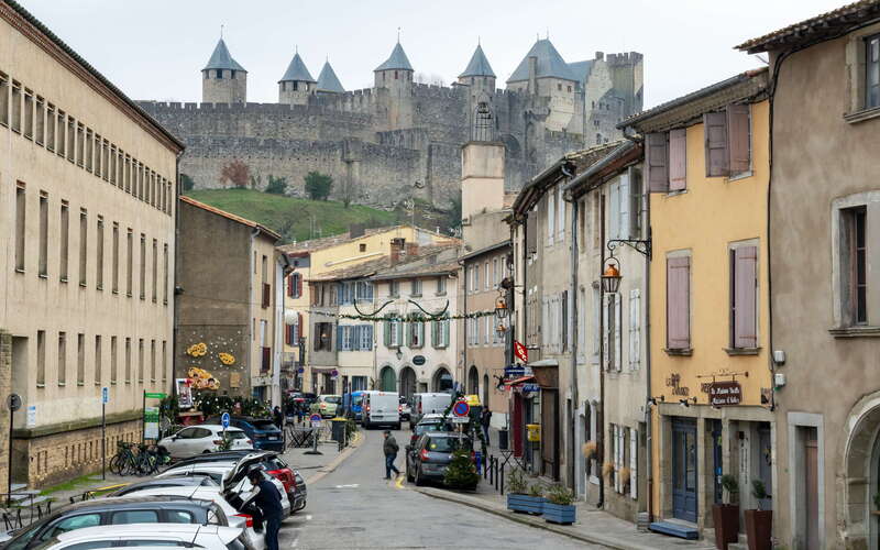 Carcassonne | Rue Trivalle and Cité de Carcassonne