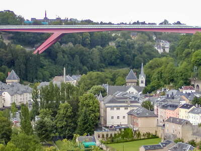 Luxembourg | Alzette valley with Pont Grand-Duchesse Charlotte