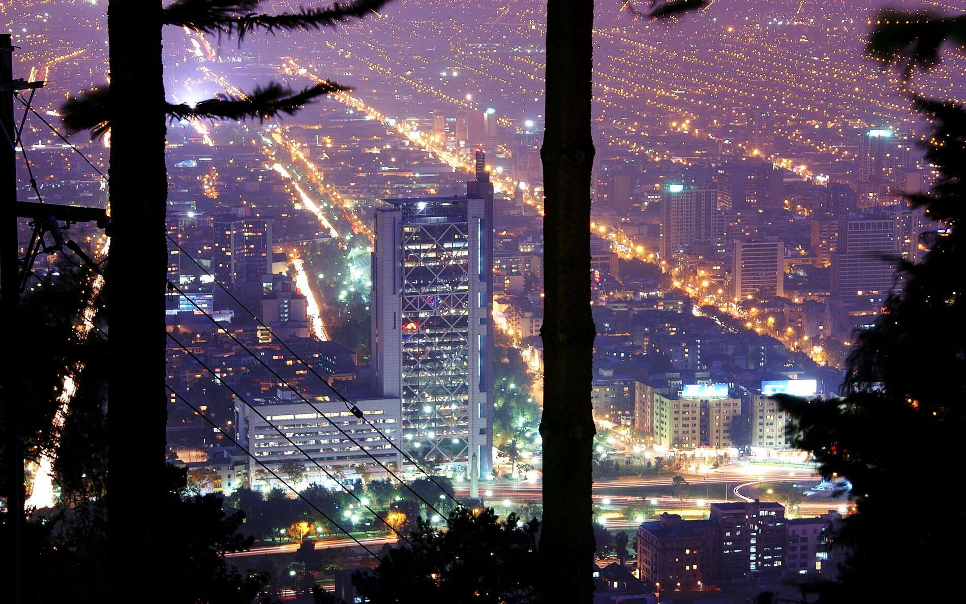 Santiago de Chile | CTC Tower at night