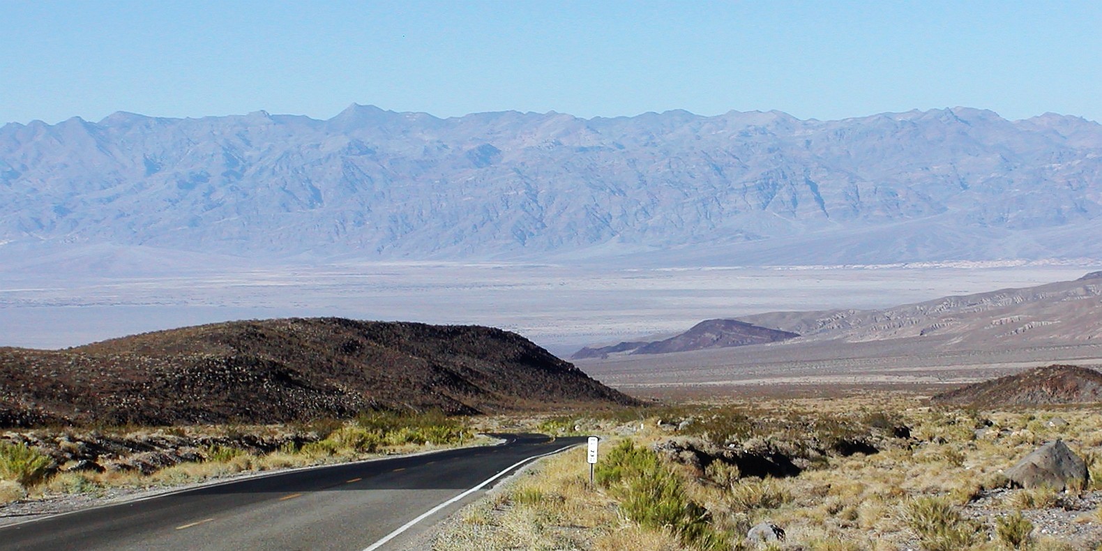 State Route 190 towards Death Valley