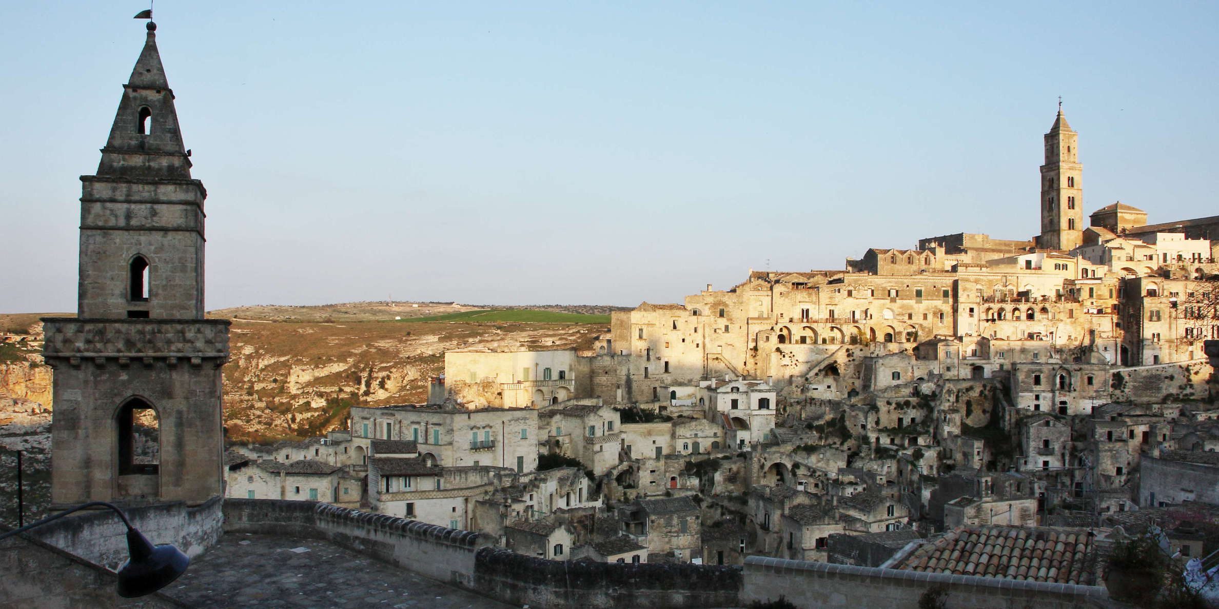 The Sassi of Matera represent one of the oldest still existing settlements in Europe, going back to 7000 BC when troglodyte dwellers dug caves into the calcareous sandstones prevailing in that area. Throughout much of the 20th Century the Sassi were an area of poverty where people, in principle, still lived in the same caves as thousands of years earlier. Declared a UNESCO World Heritage in 1993, the site has become quite touristy. WI_e2129_023.JPG
