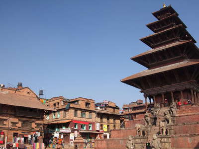 Bhaktapur  |  Taumadhi Square with Nyatapola Temple