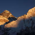 Mt. Everest and Nuptse west face