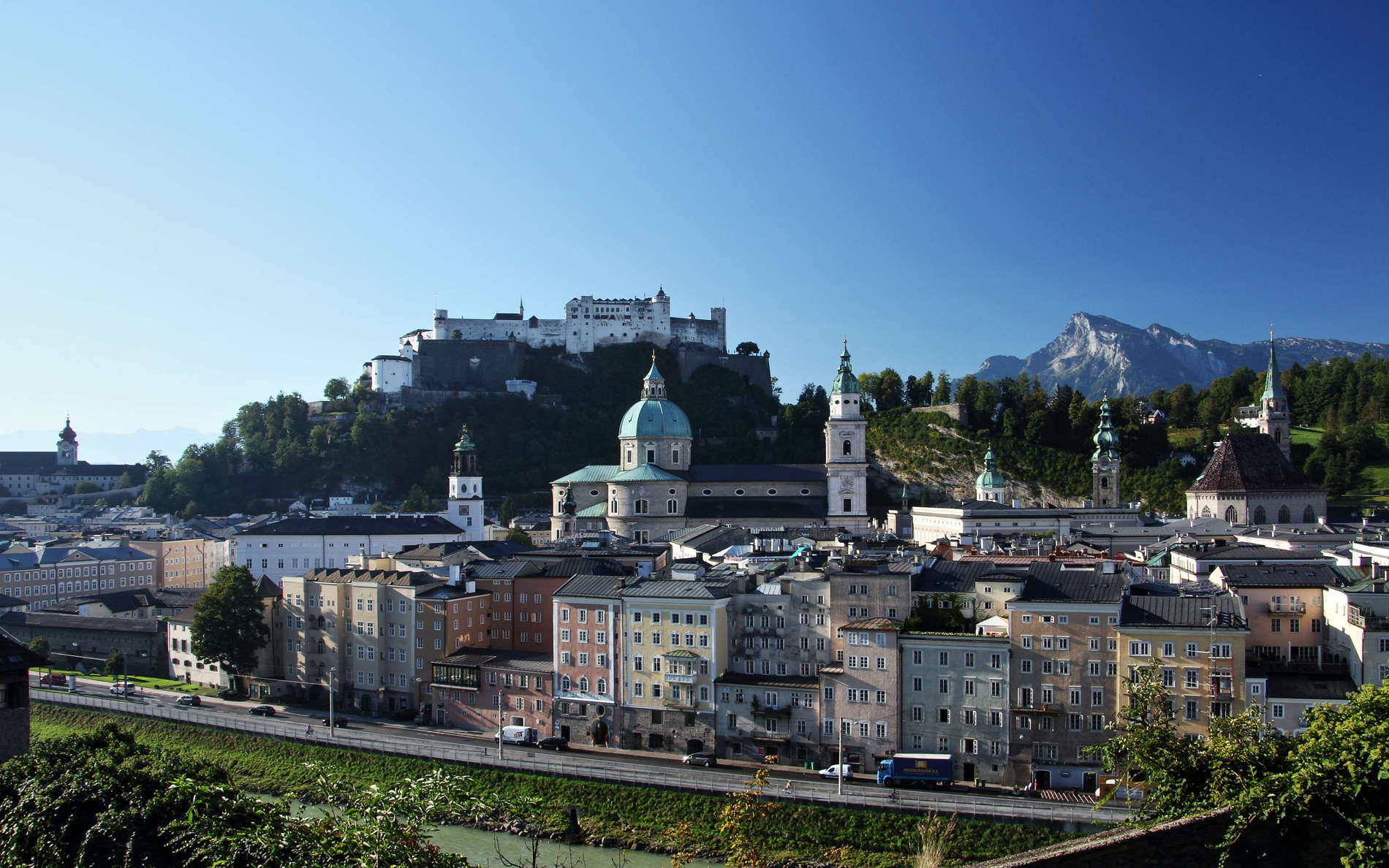 Salzburg | Historic centre and Hohensalzburg Castle