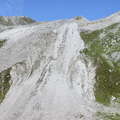 Flueelapass  |  Debris flow from rock glacier