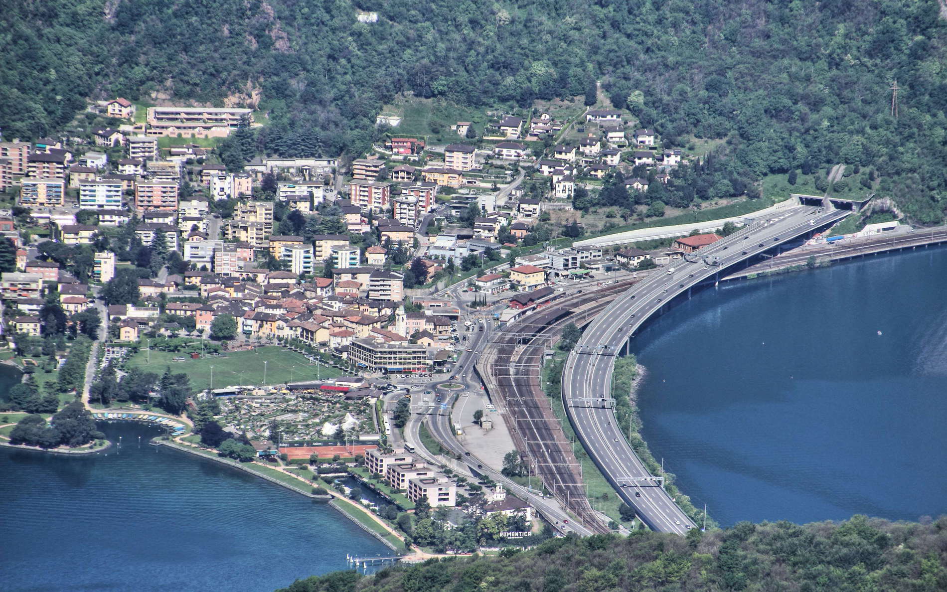View from Monte Generoso - N2 Motorway with east portal of San Salvatore Tunnel WI_ch117.jpg