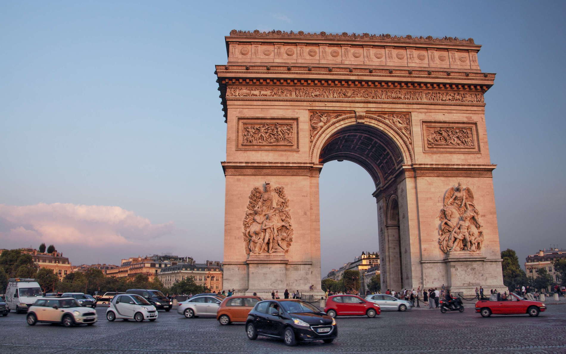 Paris | Place Charles-de-Gaulle with Arc de Triomphe