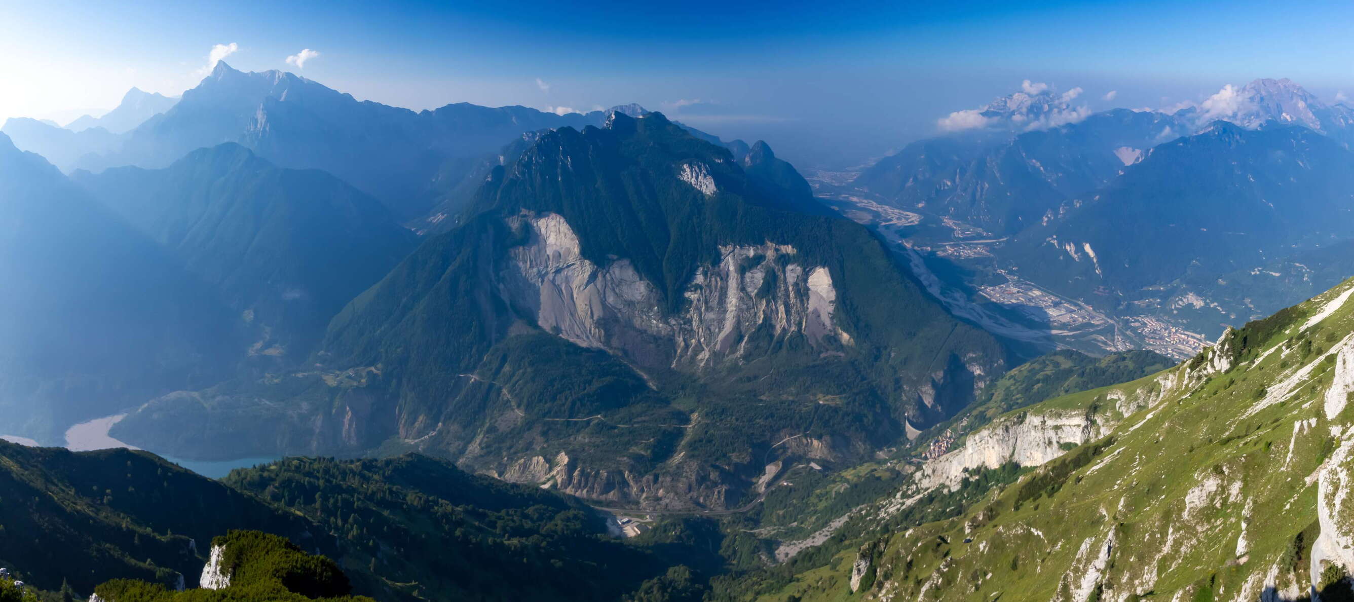 Vajont Landslide panorama