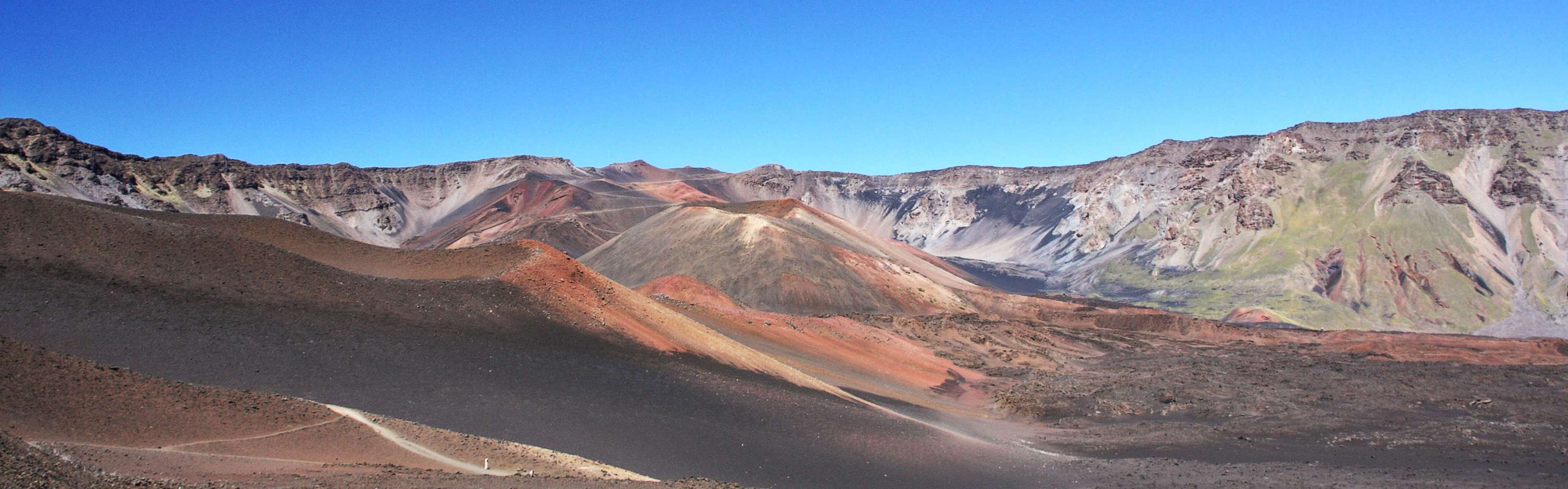 Haleakalā Crater with cinder cones