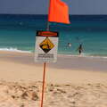 Makena  |  Big Beach with warning sign