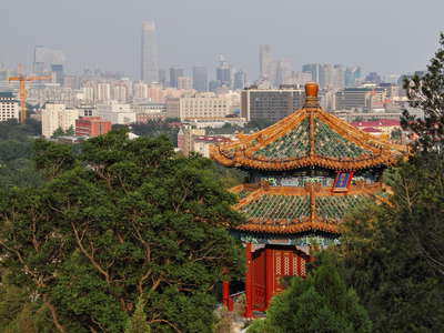 Beijing  |  Jingshan Park with pavillon