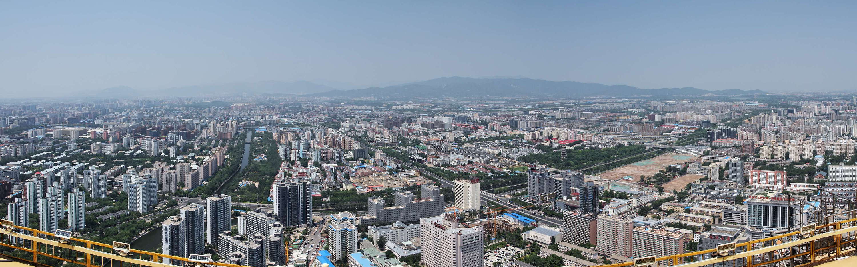 View from the 238 m observation platform of the CCTV Tower towards northwest WI_cn041b.jpg