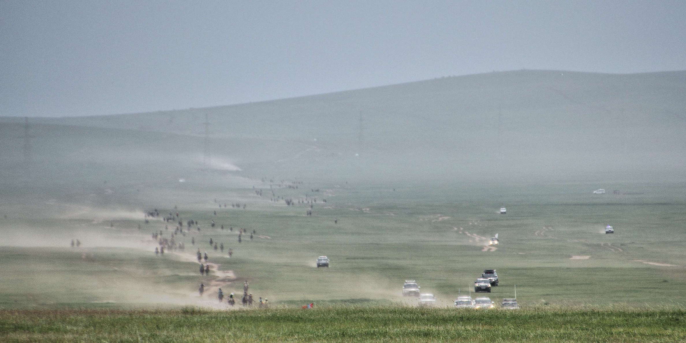 Songino Khairkhan  |  Horse race at Naadam Festival